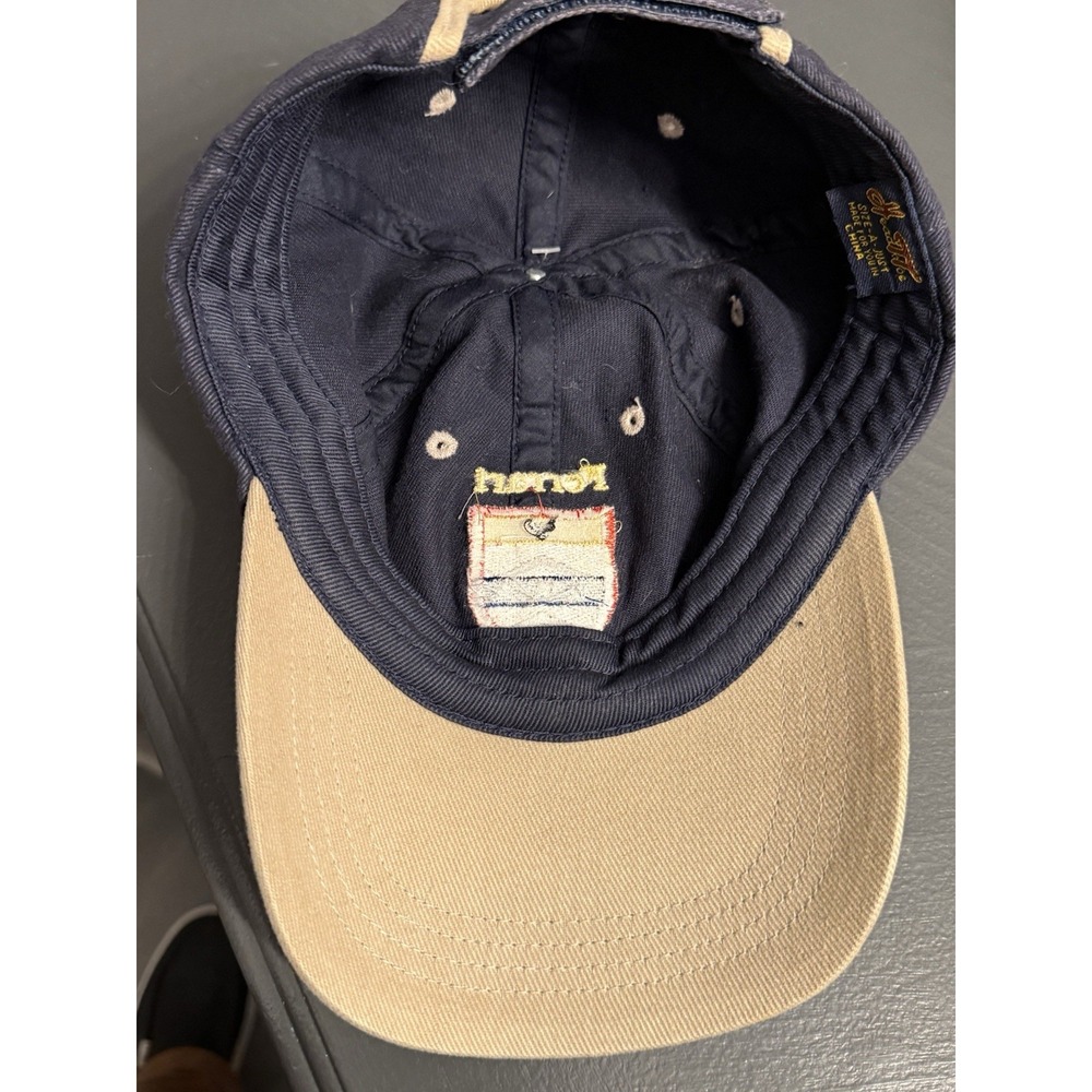 Ferrari Vintage Navy Adjustable Hat Embroidered Collaboration With 1st MAC USMC - Picture 8 of 10